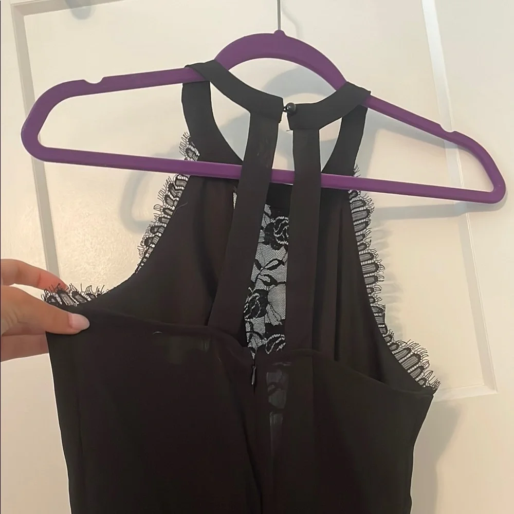 Charlotte Russe Black Romper with Lace Detail - Picture 5 of 5